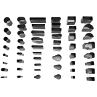 52 piezas Juego de herramientas de perforación de cuero Herramienta de fabricación artesanal de formas múltiples DIY…